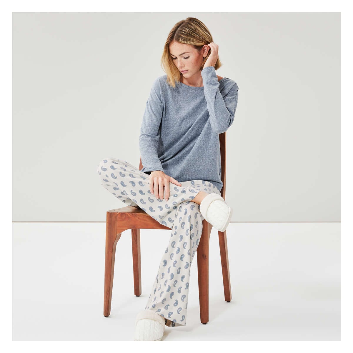 Pajama Pant in Off White from Joe Fresh